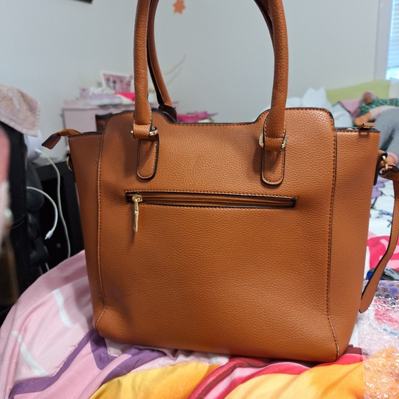 Brown leather purse - Picture 3 of 16